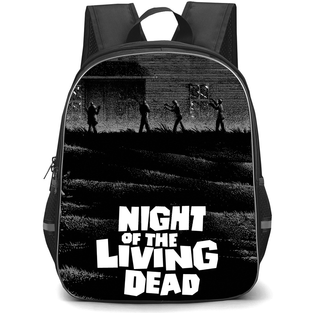 Night Of The Living Dead Backpack StudentPack - House Grayscale Poster