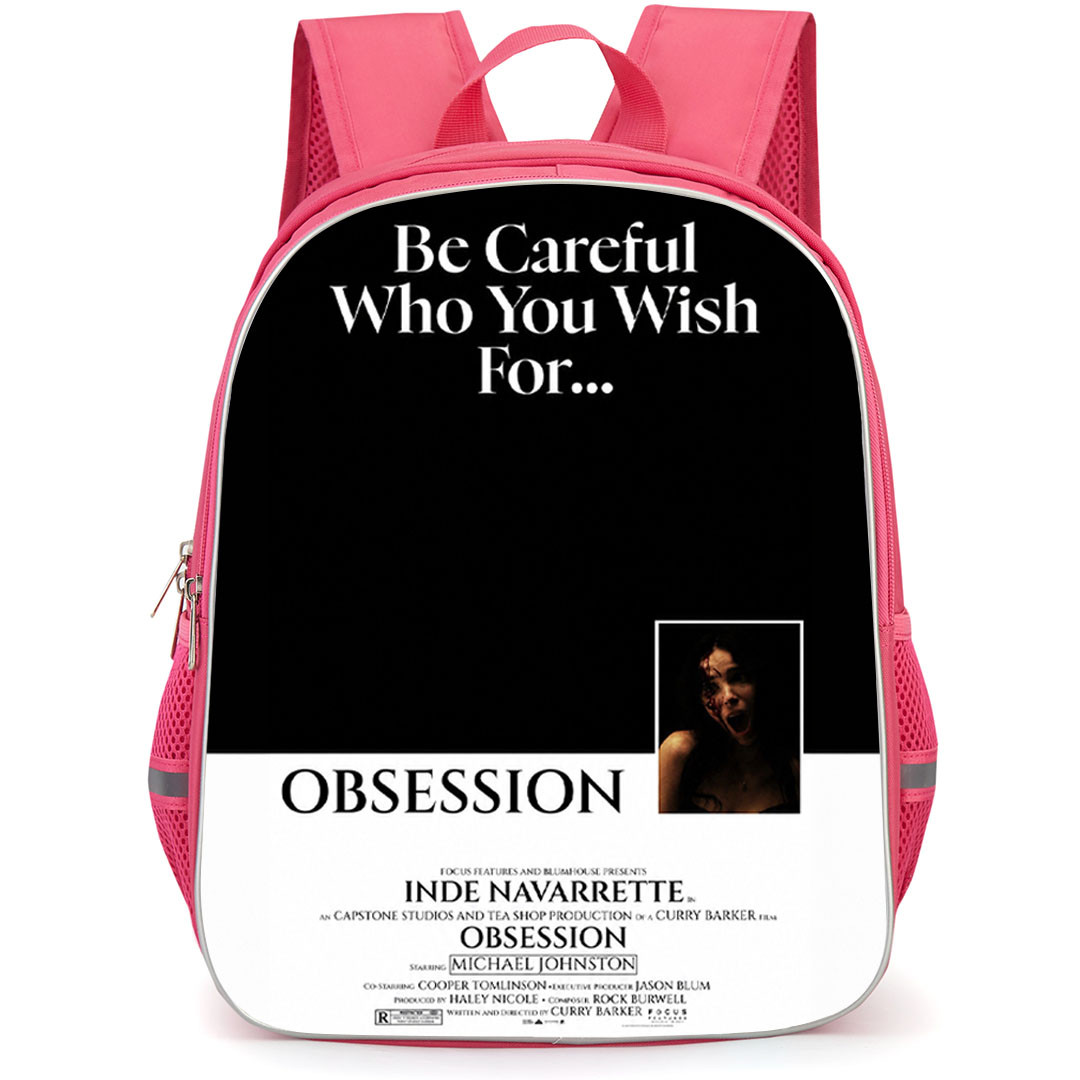 Obsession Backpack School Bag StudentPack - Obsession Be Careful Who You Wish For Minimalist Poster