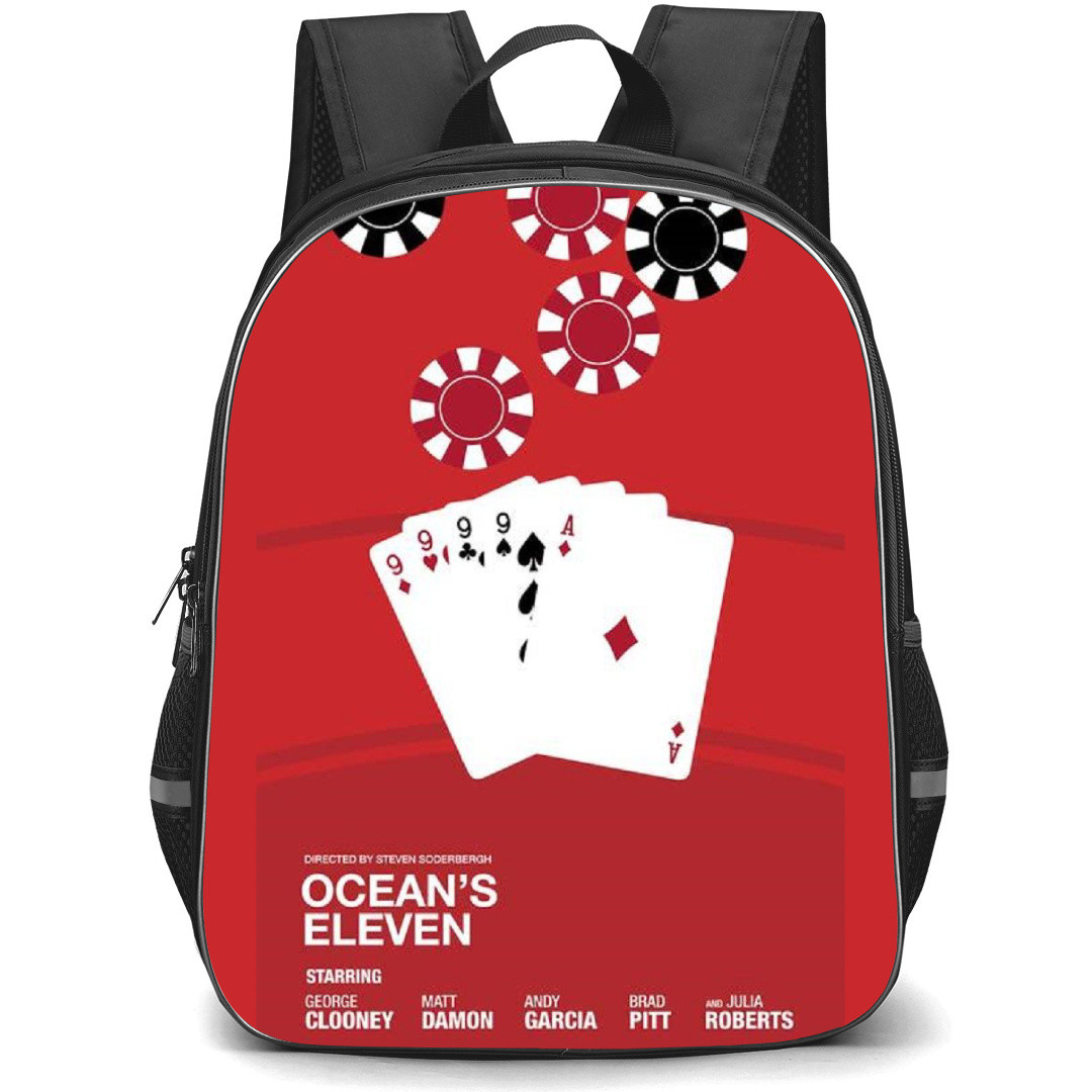 Ocean Eleven Backpack StudentPack - Ocean Eleven Red Casino Poker Poster