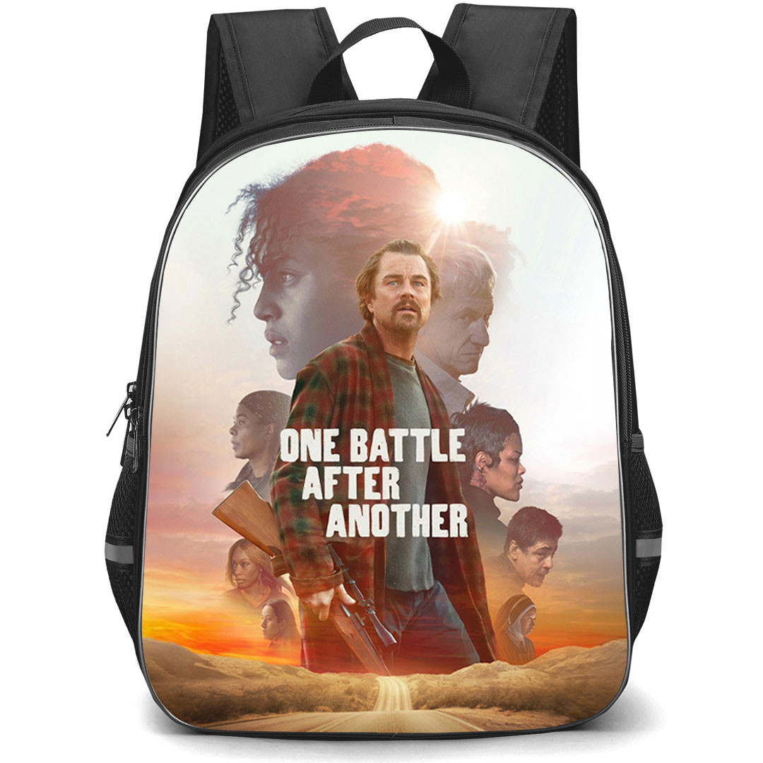 One Battle After Another Backpack School Bag StudentPack - One Battle After Another 2025 Movie Poster