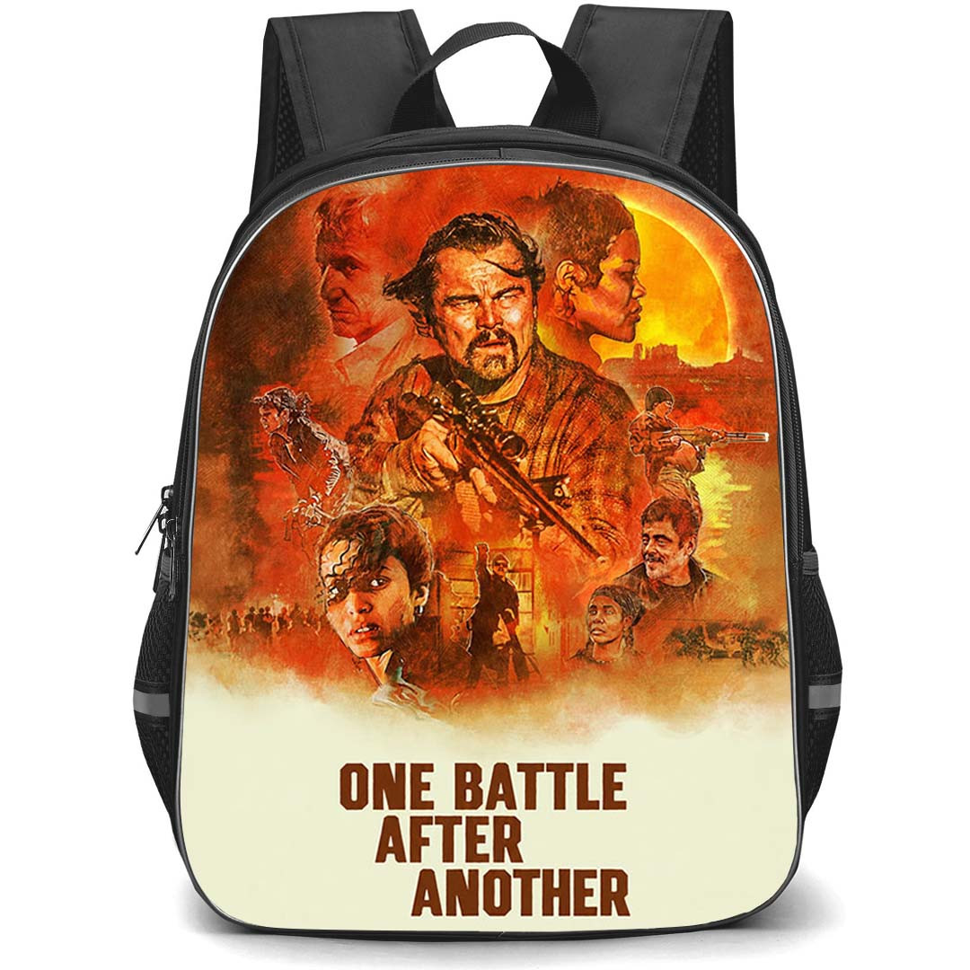 One Battle After Another Backpack School Bag StudentPack - One Battle After Another Retro Poster