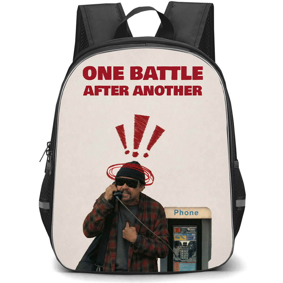 One Battle After Another Zoyd Wheeler Backpack School Bag StudentPack - Zoyd Wheeler Talking On Phone Poster