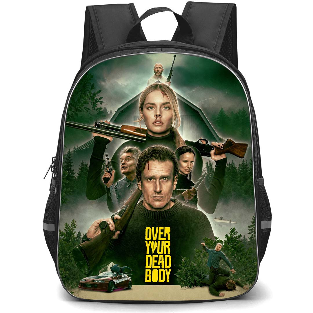 Over Your Dead Body Backpack School Bag StudentPack - Over Your Dead Body Characters Splatter Poster