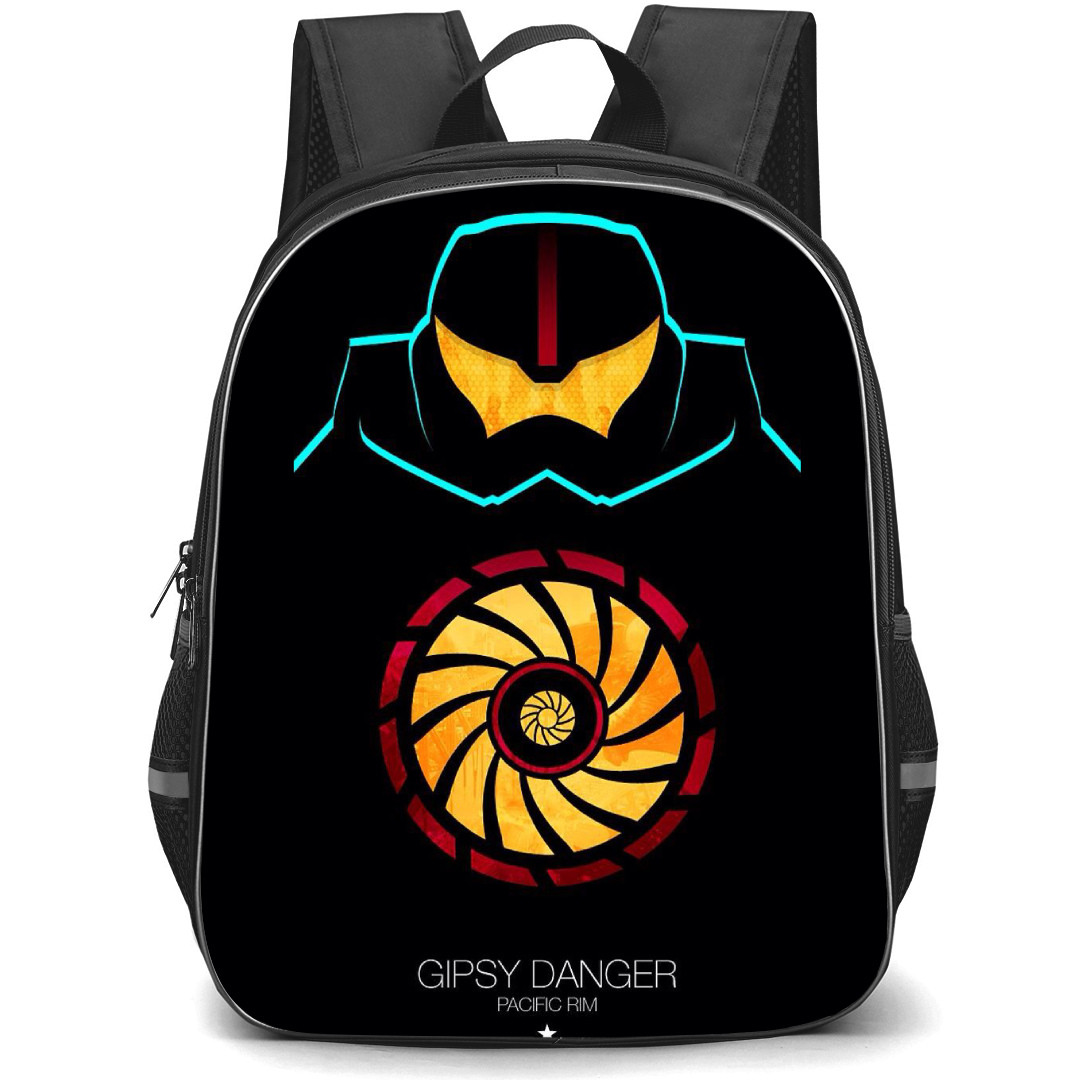 Pacific Rim Backpack StudentPack - Pacific Rim Gipsy Danger Illustration Art On Black Background