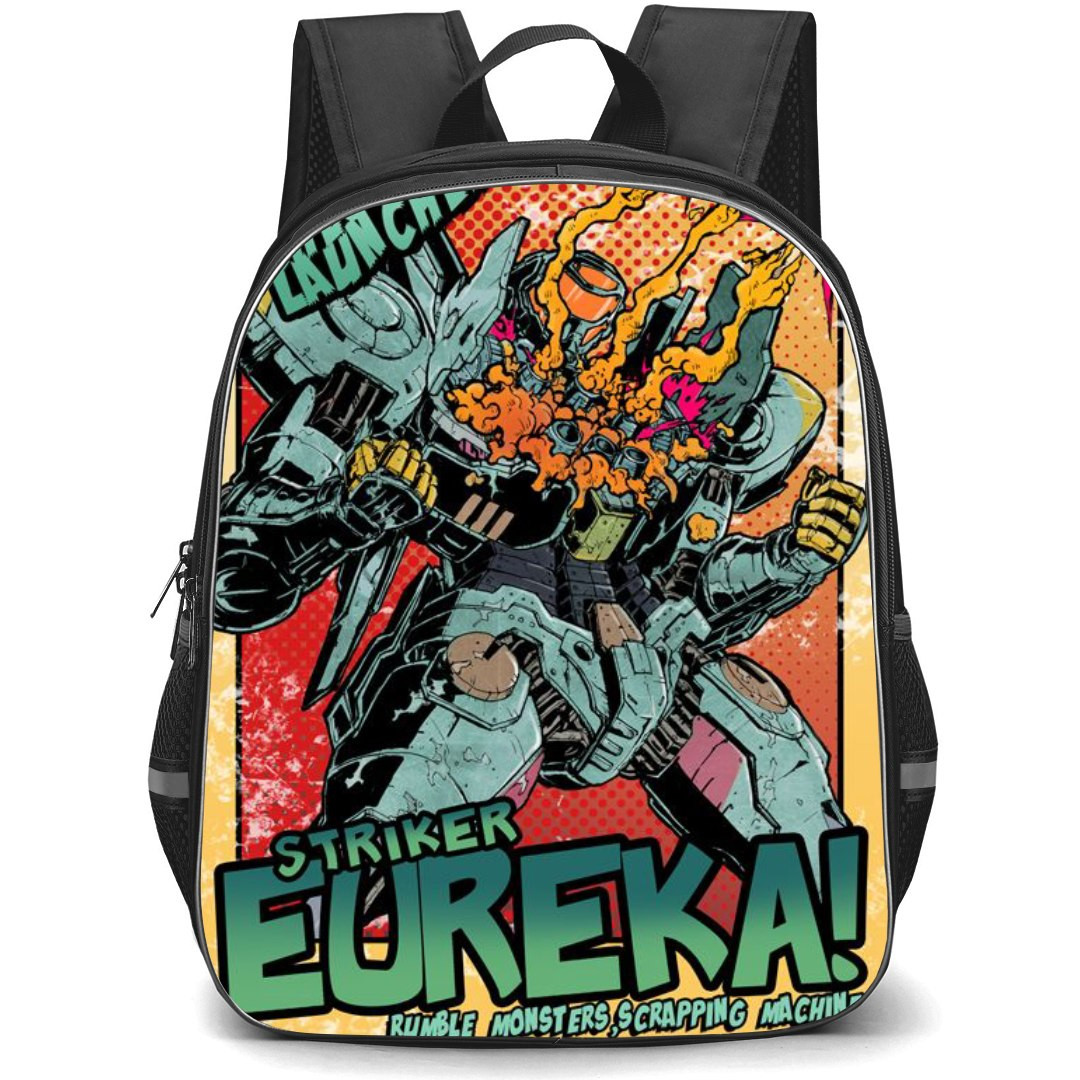 Pacific Rim Backpack StudentPack - Pacific Rim Striker Eureka Cartoon Art Poster