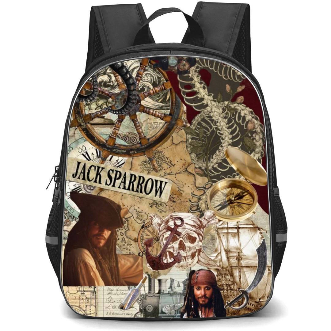 Pirate Of The Caribbean Backpack StudentPack - Pirate Of The Caribbean Collage
