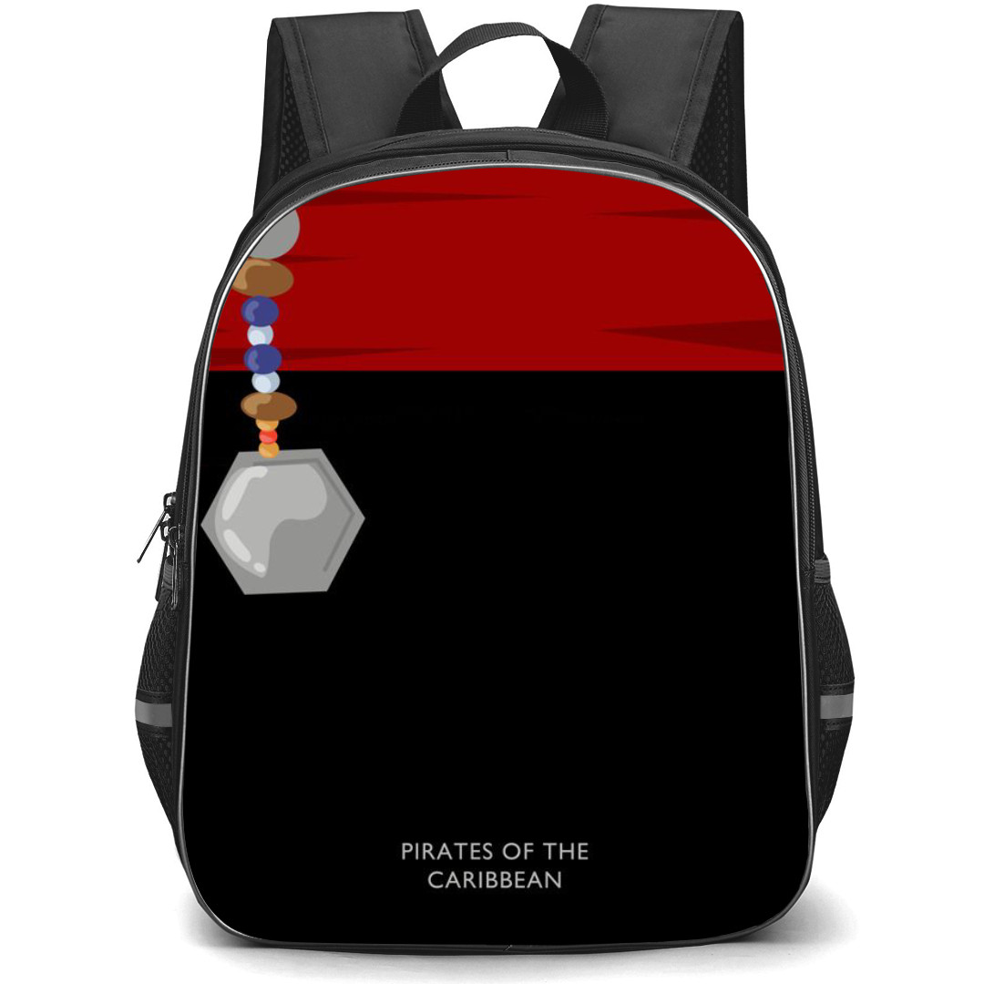 Pirate Of The Caribbean Backpack StudentPack - Pirate Of The Caribbean Jack Sparrow Bandana Minimalist Poster