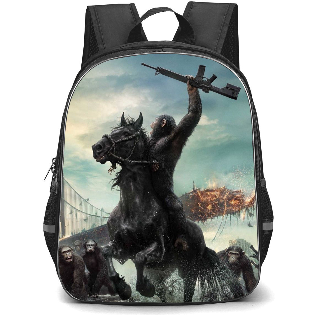 Planet of the Apes Backpack StudentPack - Ape Holding Gun Illustration