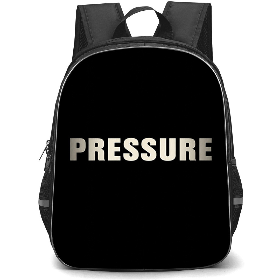 Pressure Backpack School Bag StudentPack - Pressure Minimalist Typography Poster