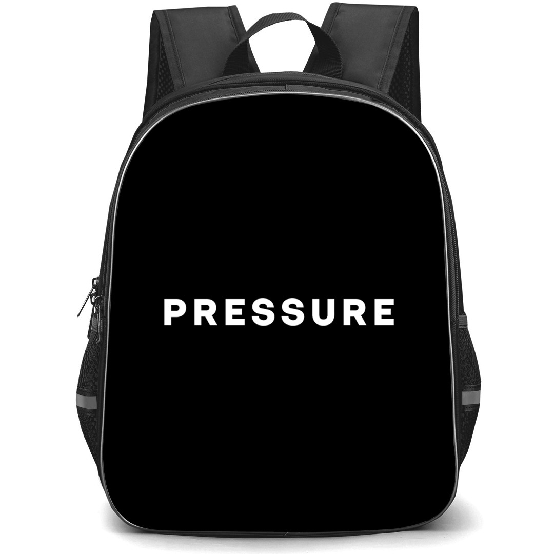Pressure Backpack School Bag StudentPack - Pressure White Logo Sticker