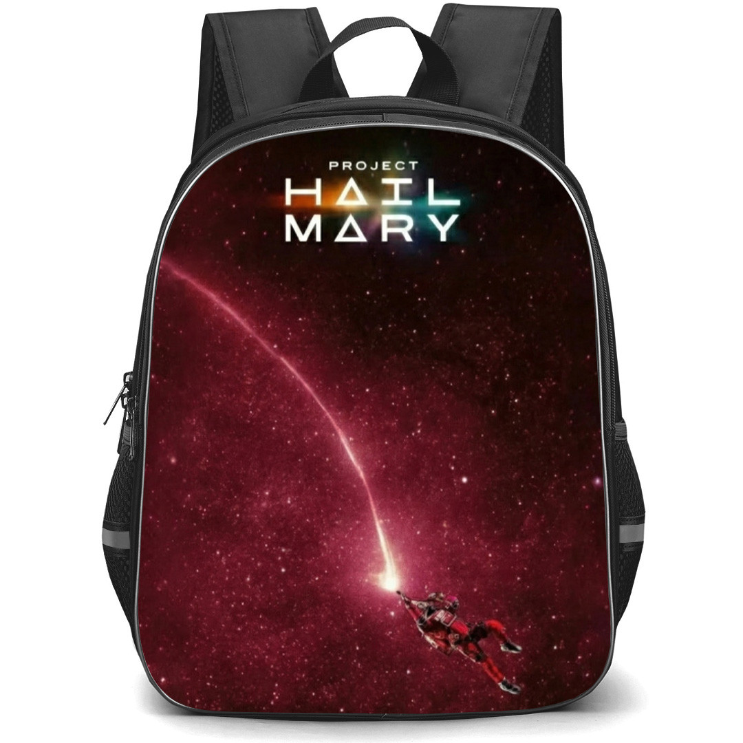 Project Hail Mary Backpack School Bag StudentPack - Hanging In Space Series Poster