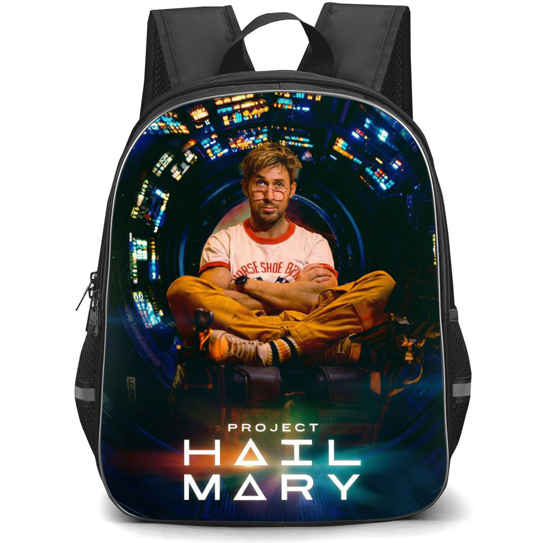 Project Hail Mary Backpack School Bag StudentPack - Sitting Portrait Series Poster