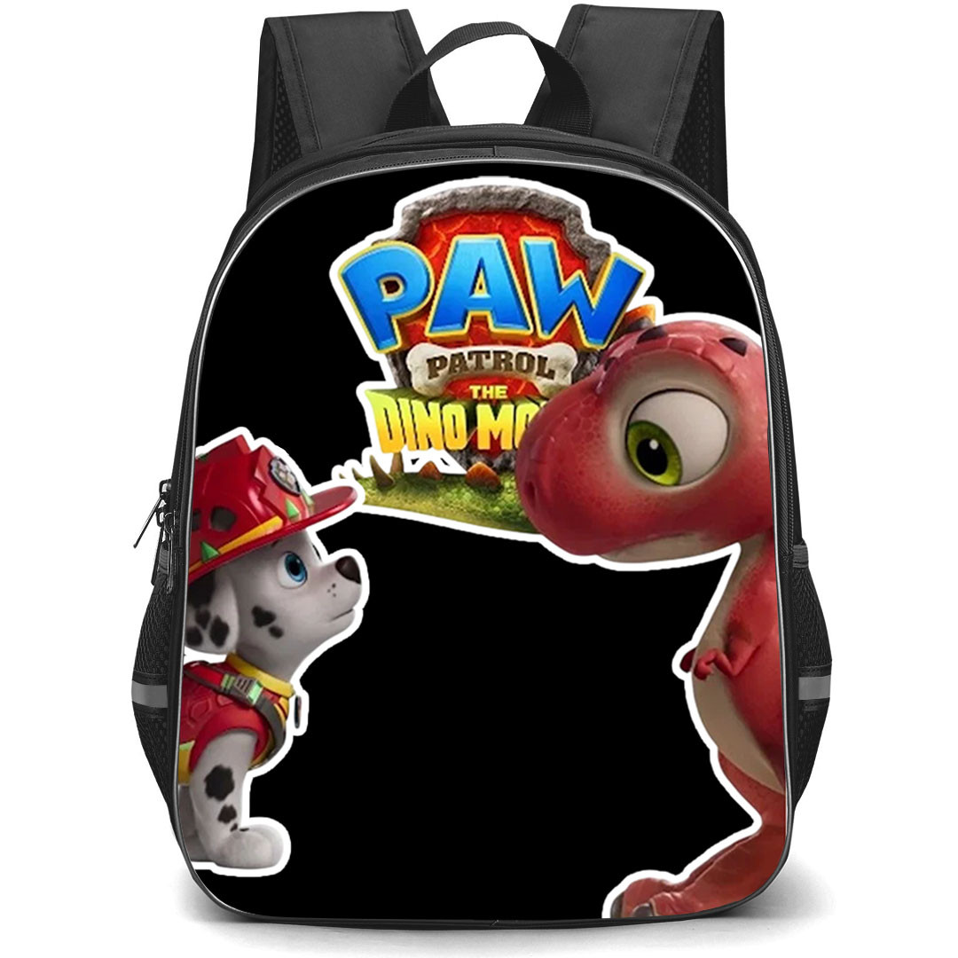 PAW Patrol The Dino Movie Backpack School Bag StudentPack - PAW Patrol The Dino Movie Marshall And Rhubarb 3D Sticker
