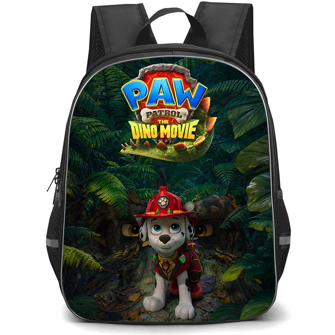 PAW Patrol The Dino Marshall Movie Backpack School Bag StudentPack - Marshall Jungle Poster