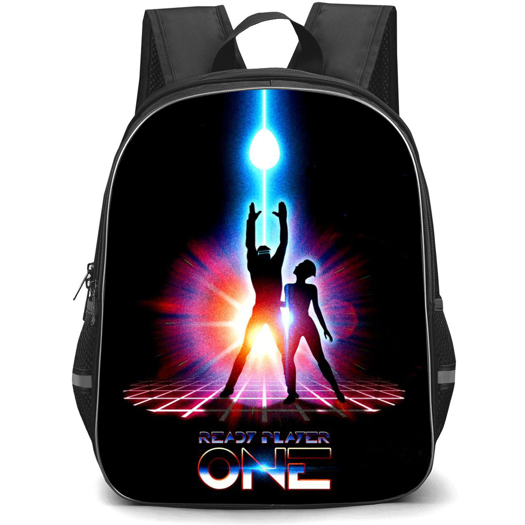 Ready Player One Backpack StudentPack - Ready Player One Tron 1982 Style Movie Poster
