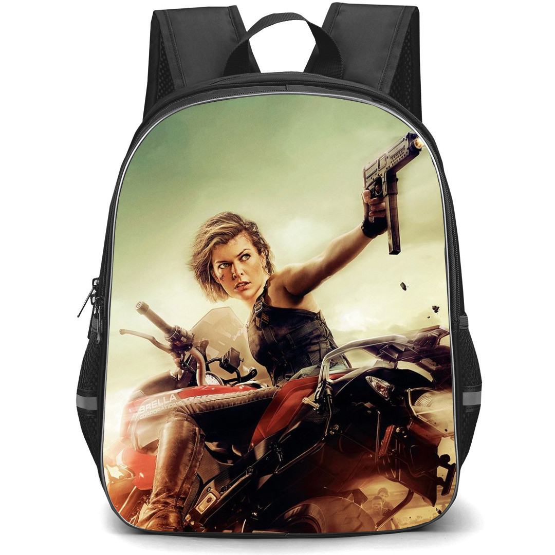 Resident Evil Backpack StudentPack - Resident Evil Milla Jovovich Action Poster
