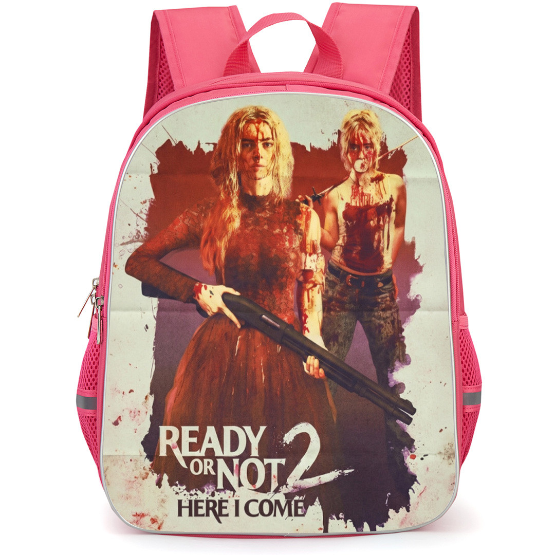 Ready Or Not 2 Here I Come Backpack School Bag StudentPack - Blood Splash Series Poster
