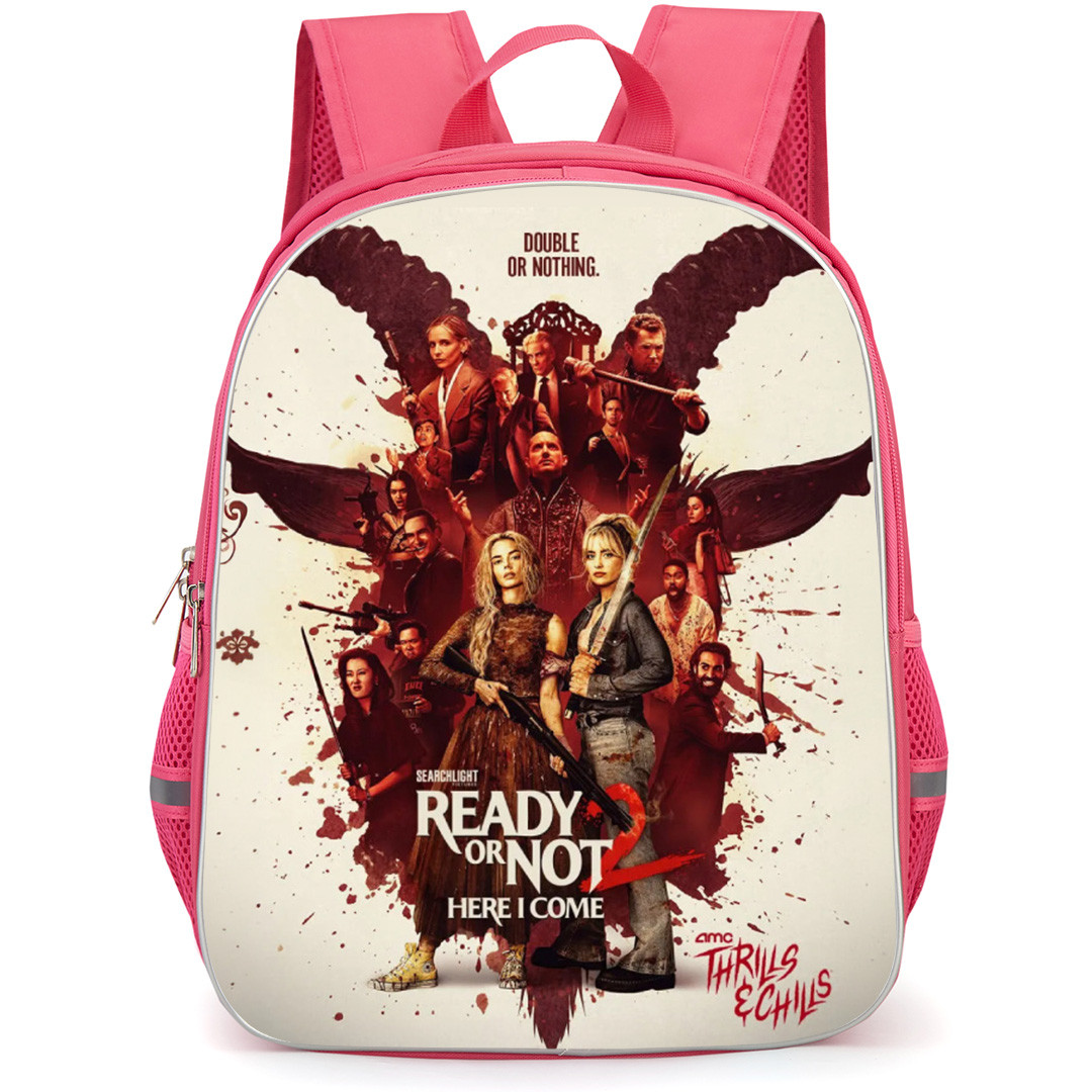 Ready Or Not 2 Here I Come Backpack School Bag StudentPack - Characters Demon Series Poster