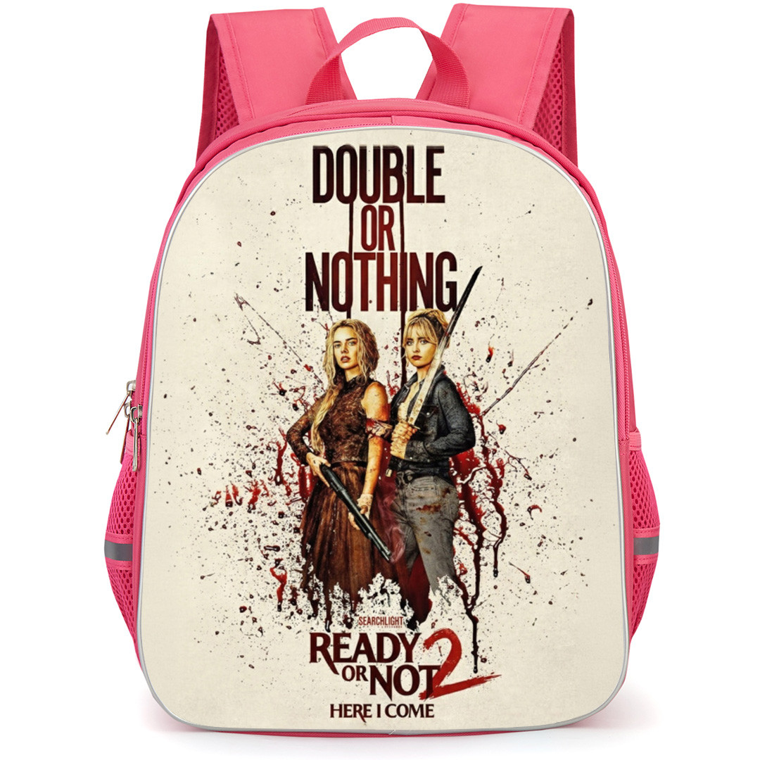 Ready Or Not 2 Here I Come Backpack School Bag StudentPack - Double Or Nothing Poster