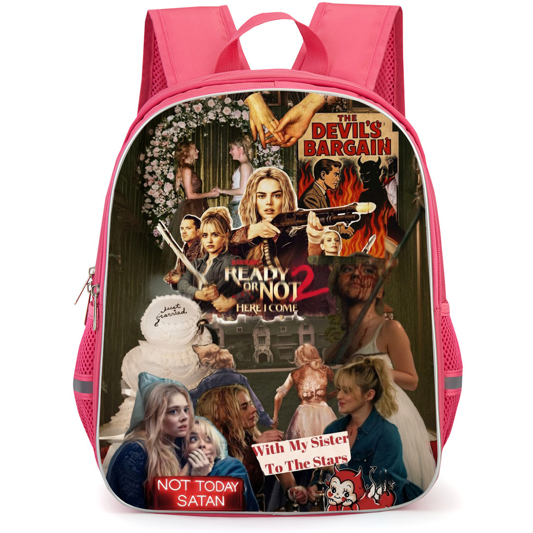 Ready Or Not 2 Here I Come Backpack School Bag StudentPack - With My Sister Series Poster