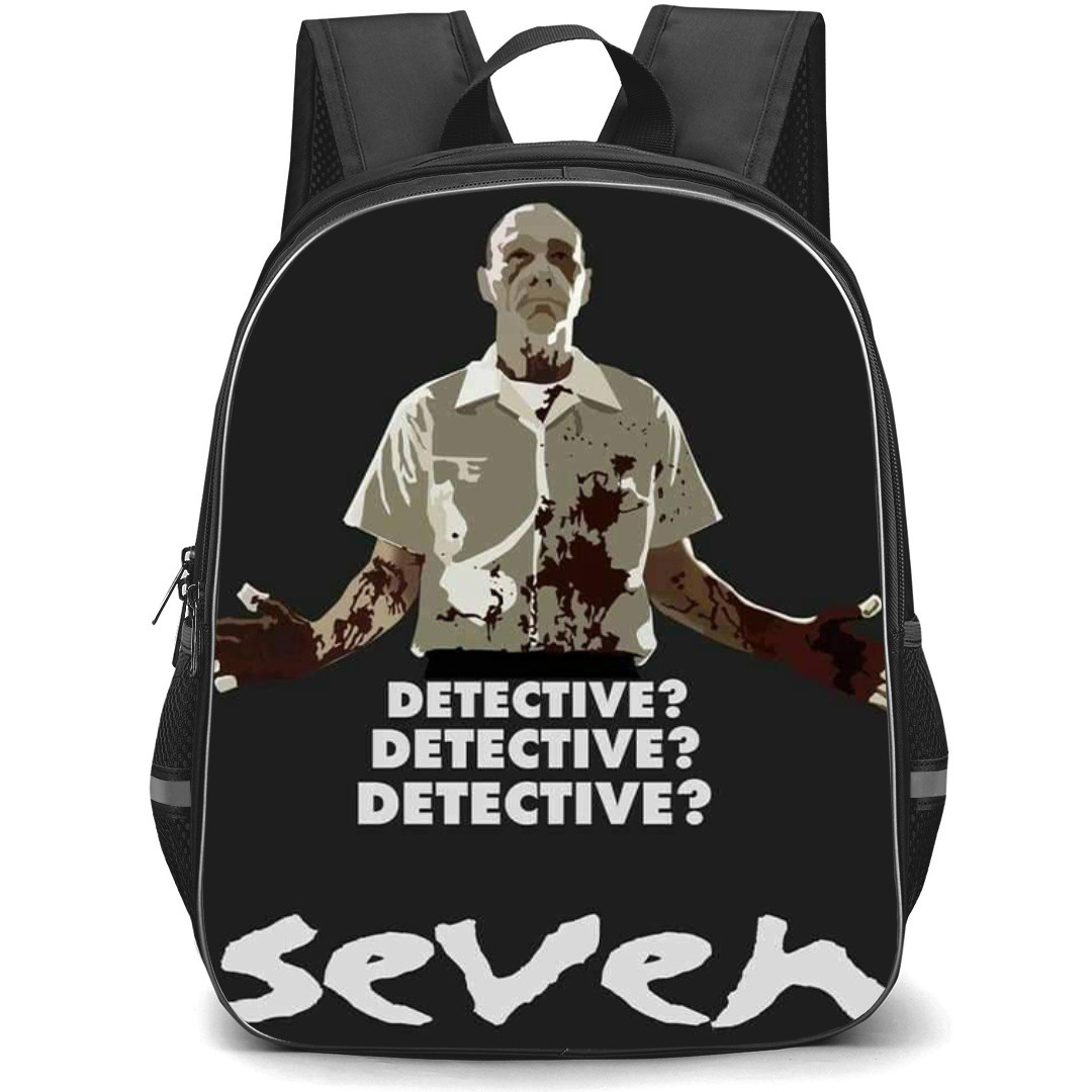 SEVEN Backpack StudentPack - SEVEN Minimalist Movie Poster