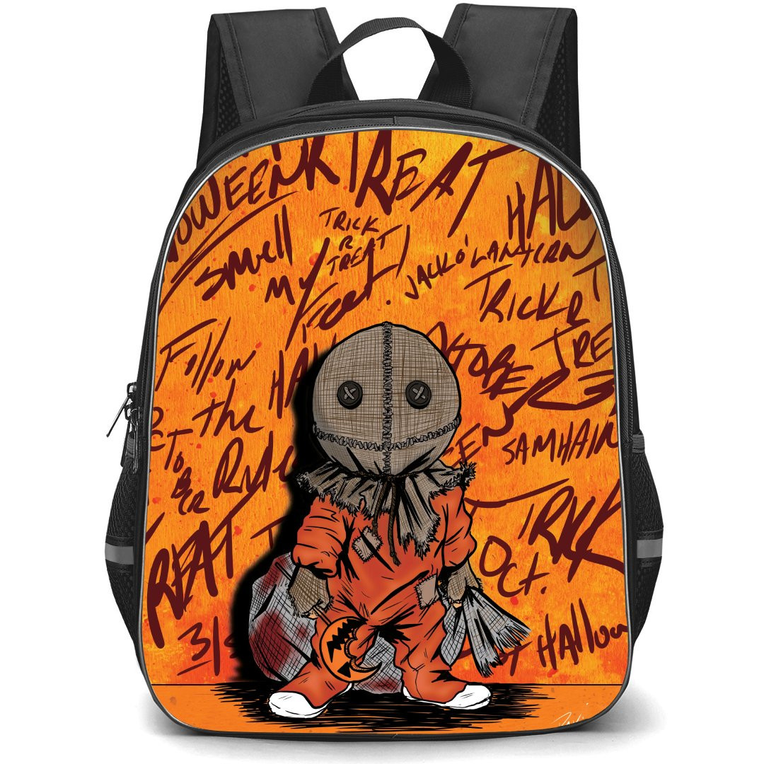 Sam Trick 'r Treat Backpack StudentPack - Cartoon Art Graffiti Background