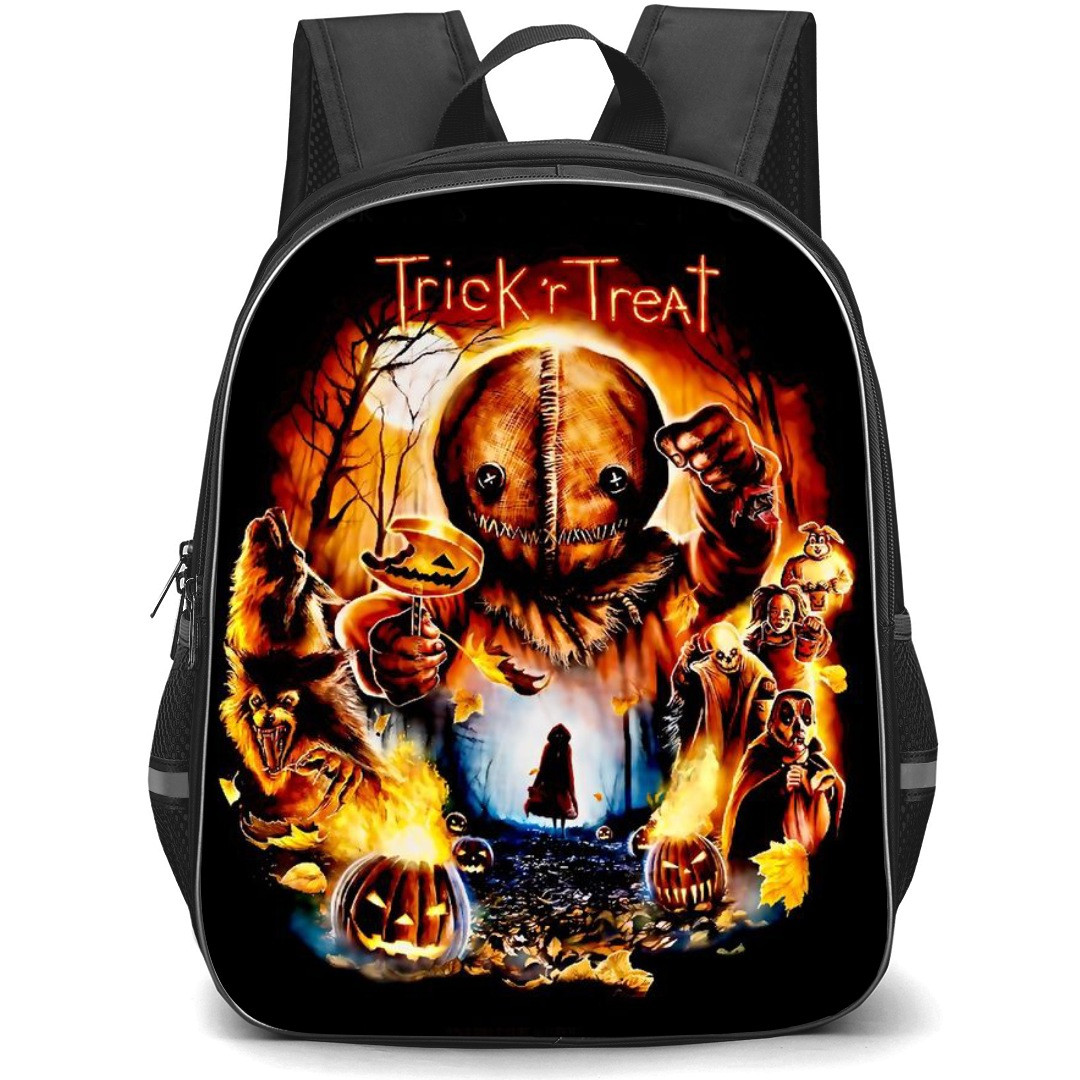 Sam Trick 'r Treat Backpack StudentPack - Sam Holding Candy Illustration