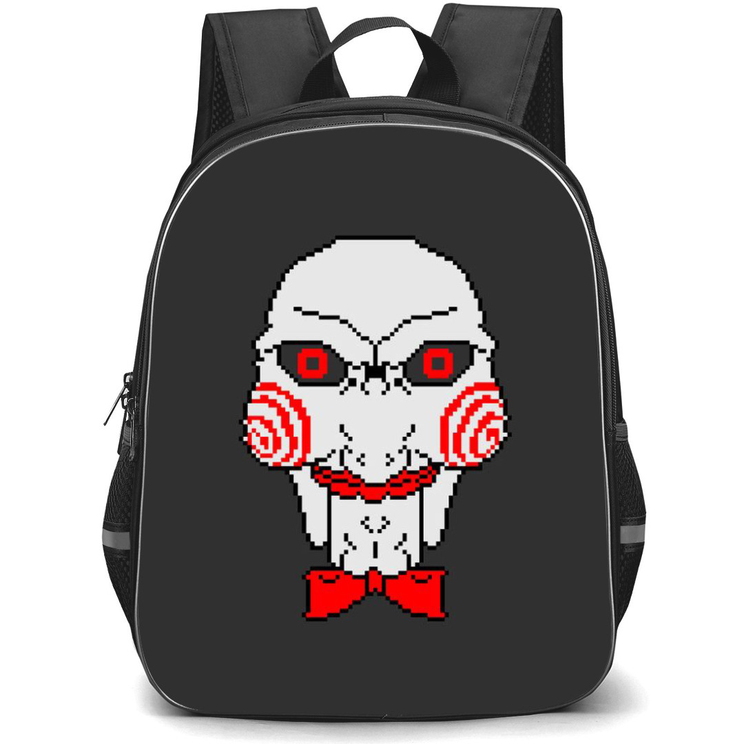 Saw Backpack StudentPack - Saw Jigsaw Avatar On Black Background