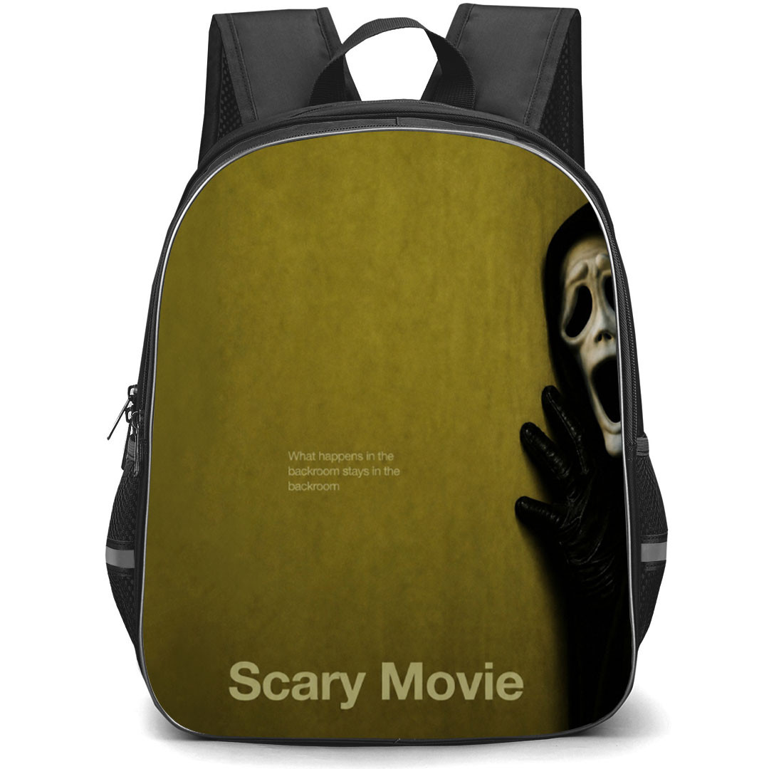 Scary Movie Backpack School Bag StudentPack - Scary Movie Backrooms Series Poster