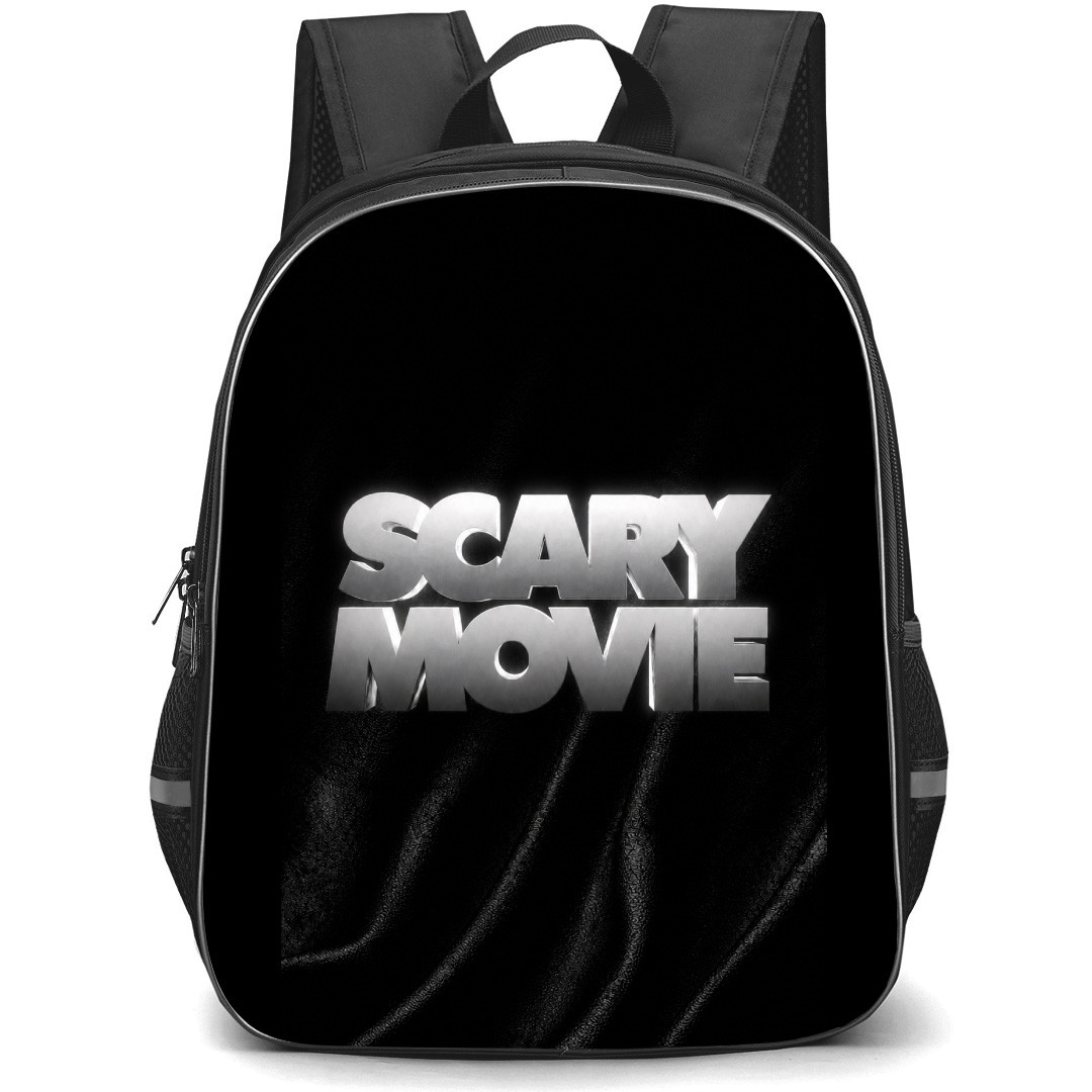Scary Movie Backpack School Bag StudentPack - Scary Movie Series Logo 3d On Black Background