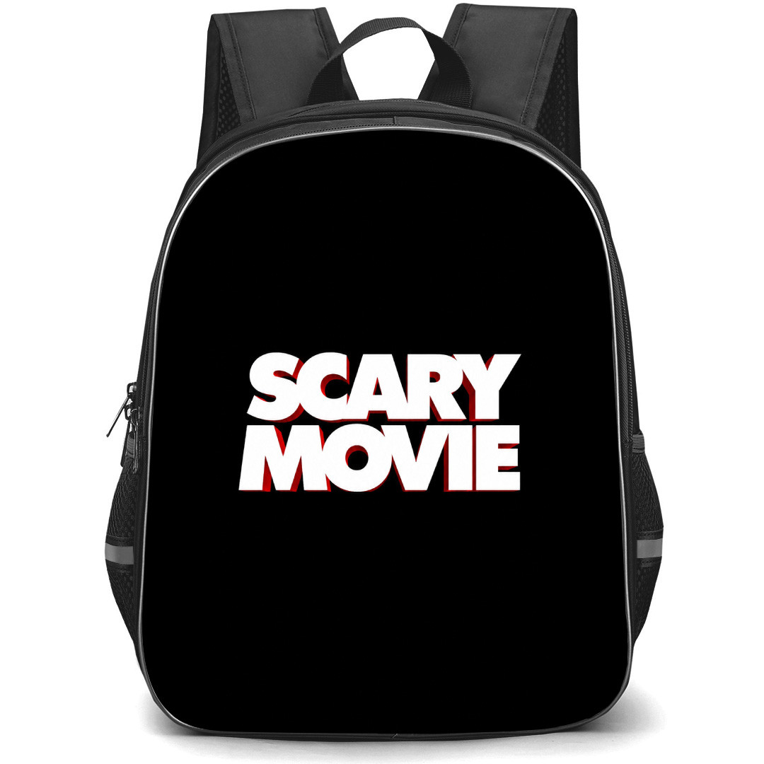 Scary Movie Backpack School Bag StudentPack - Scary Movie Series Logo On Black Background
