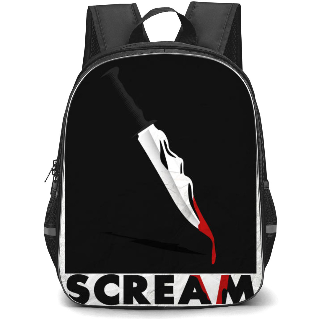 The Scream Backpack StudentPack - The Scream Movie Minimalist Horror Poster