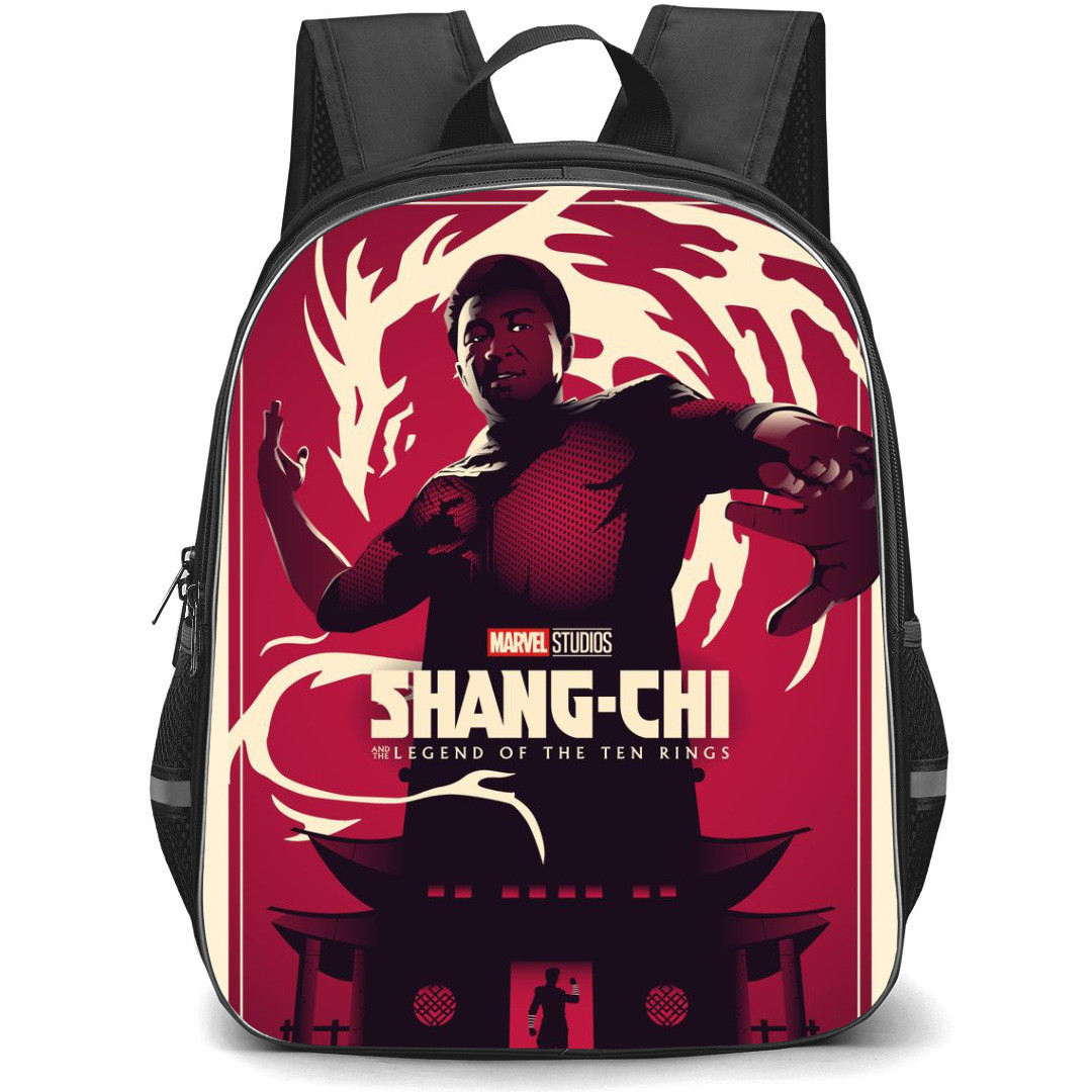 Shang-Chi Backpack StudentPack - Shang-Chi And The Legend Of The Ten Rings Marvel Poster Art