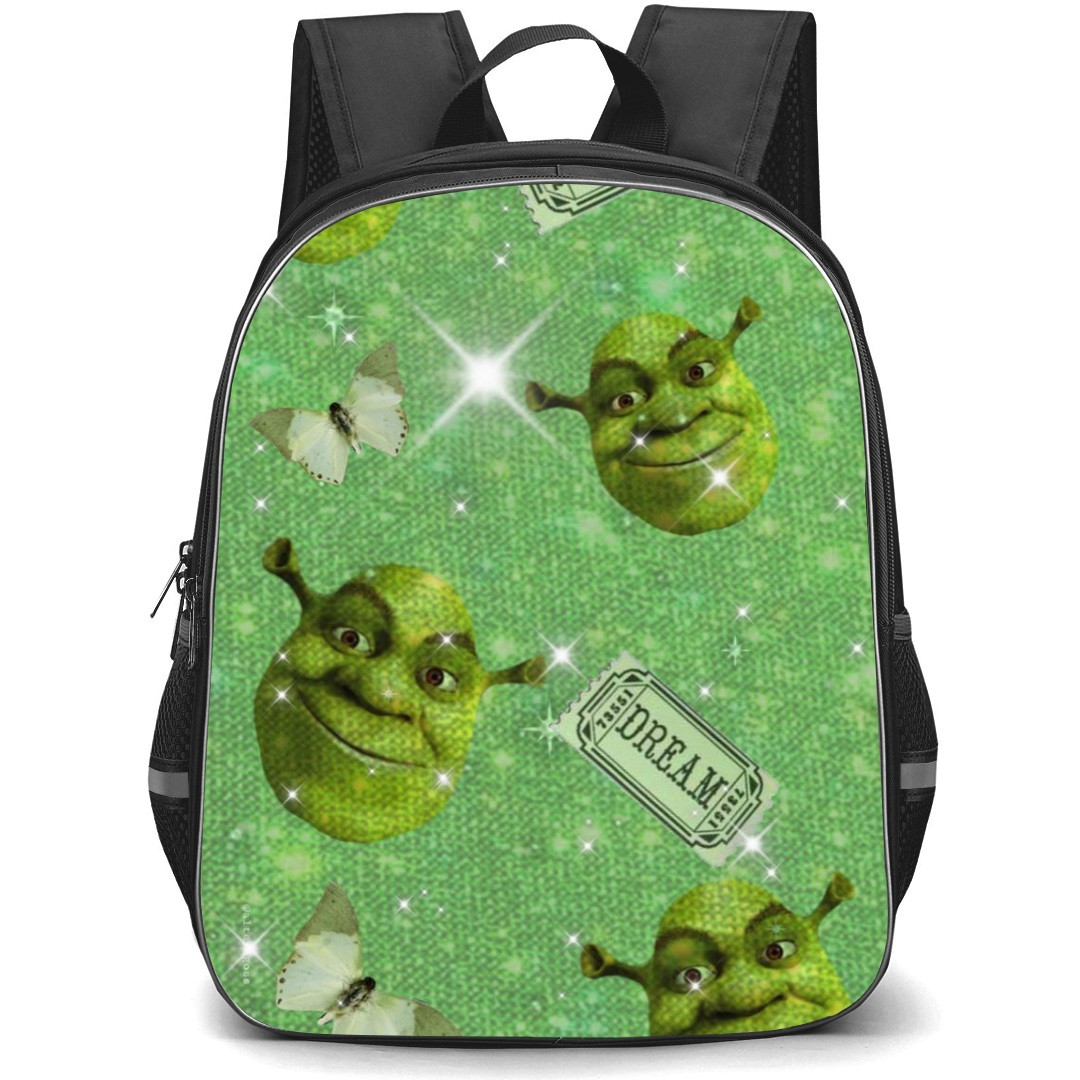 Shrek Phone Case Backpack StudentPack - Dream Glittery Pattern Art