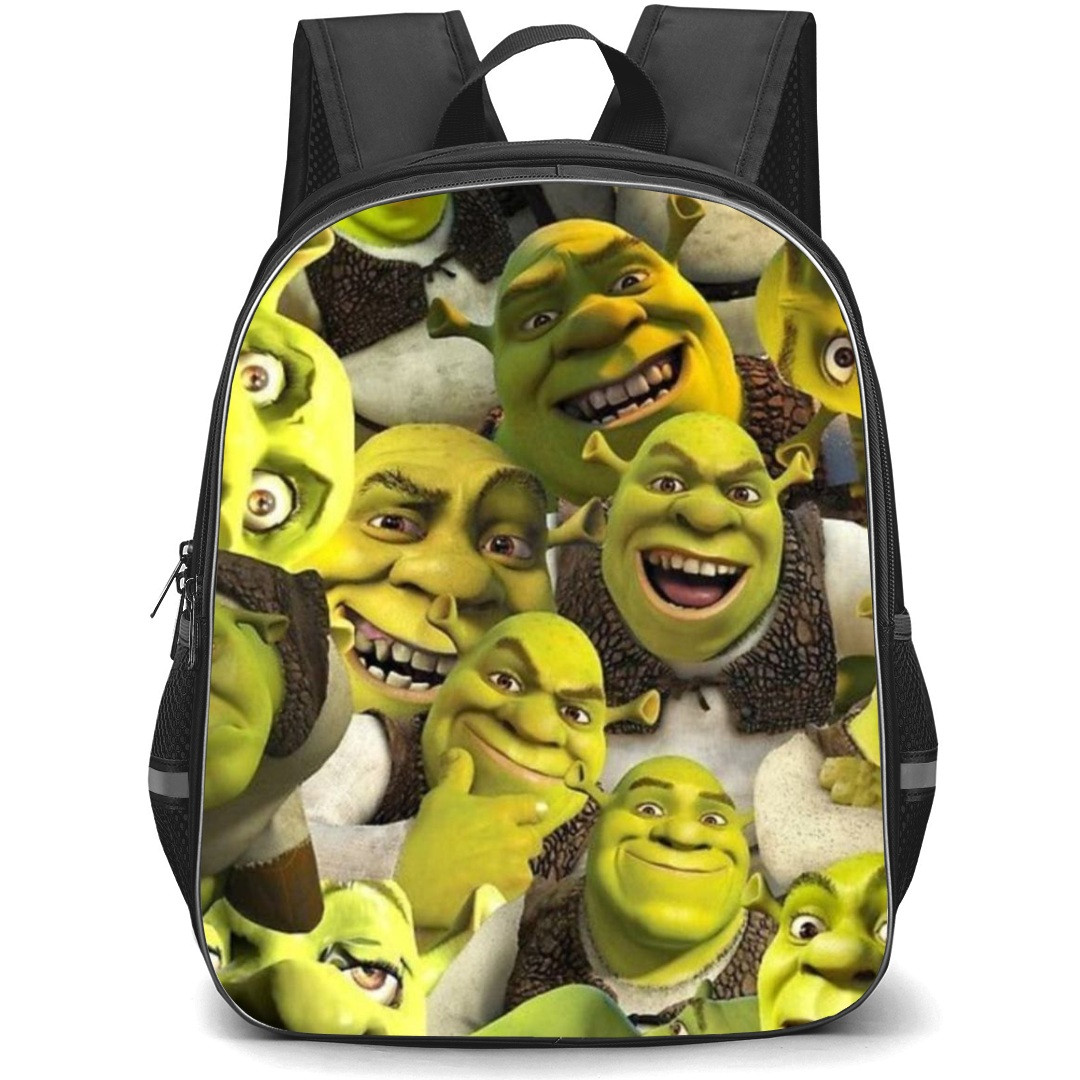Shrek Phone Case Backpack StudentPack - Shrek Expressions Collage