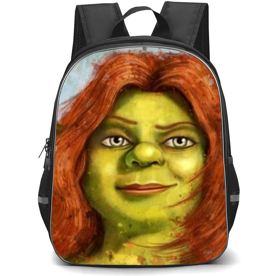 Shrek Fiona Phone Case Backpack StudentPack - Ogre Fiona Full Face Portrait