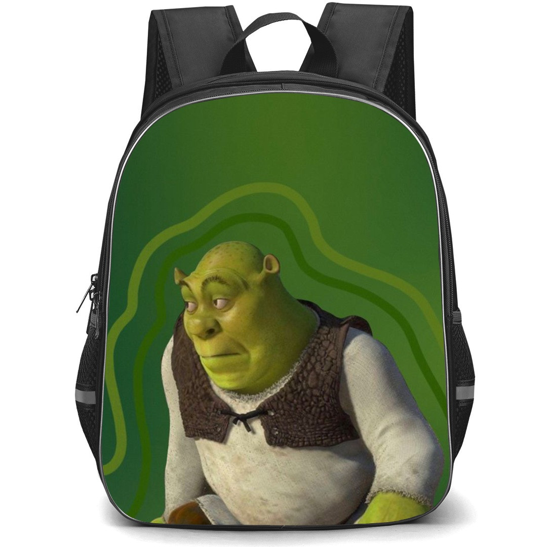 Shrek Phone Case Backpack StudentPack - Shrek Green Background Portrait