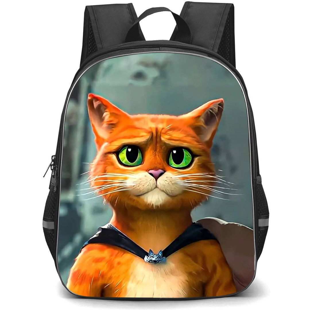 Shrek Puss In Boots Phone Case Backpack StudentPack - Puss in Boots Sad With Cape Portrait