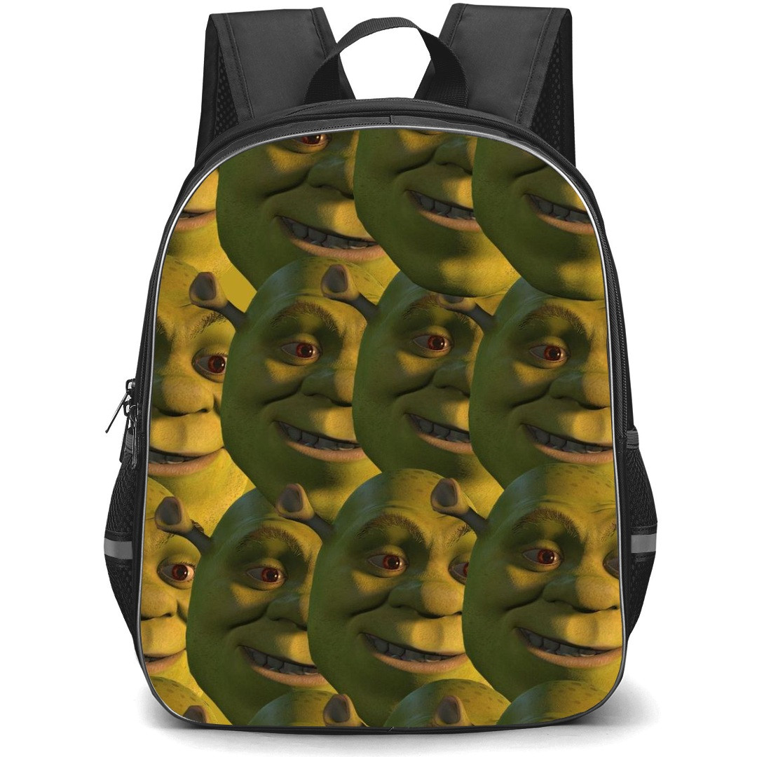 Shrek Phone Case Backpack StudentPack - Smiling Shrek Avatar Pattern Art