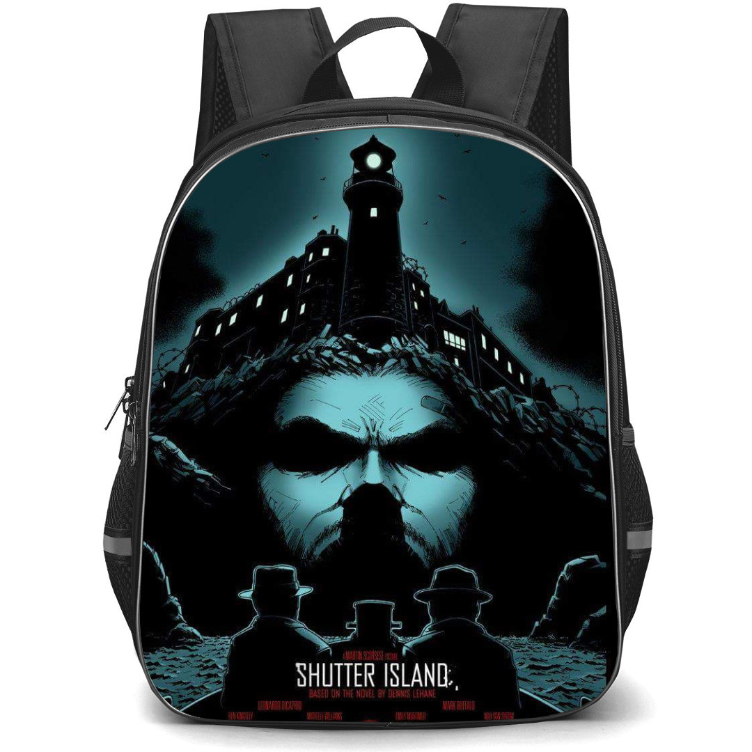 Shutter Island Backpack StudentPack - Shutter Island Movie Dark Illustration Poster