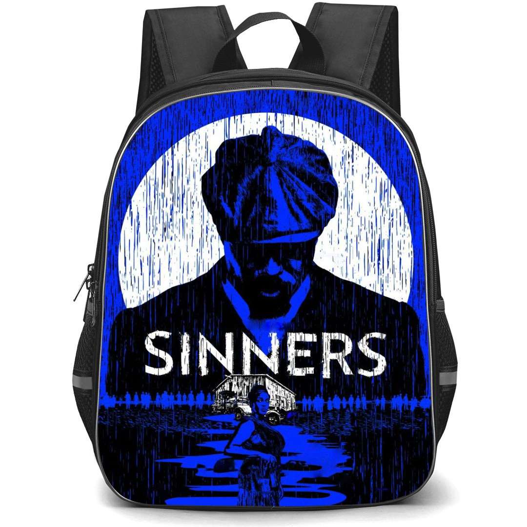 Sinners Backpack School Bag StudentPack - Blue Raining Series Poster