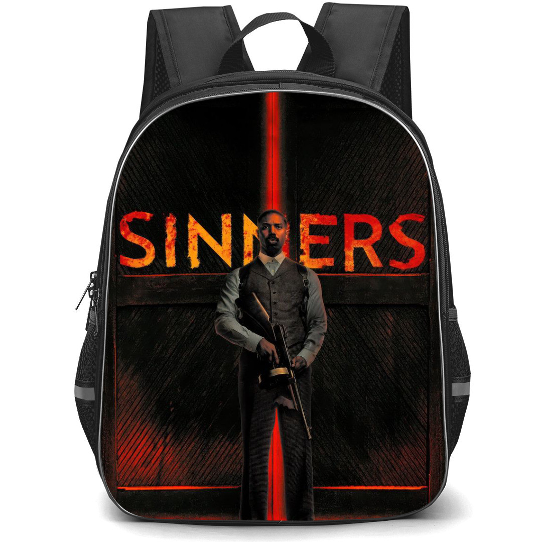 Sinners Smoke Backpack School Bag StudentPack - Smoke Fierce Portrait Series Poster