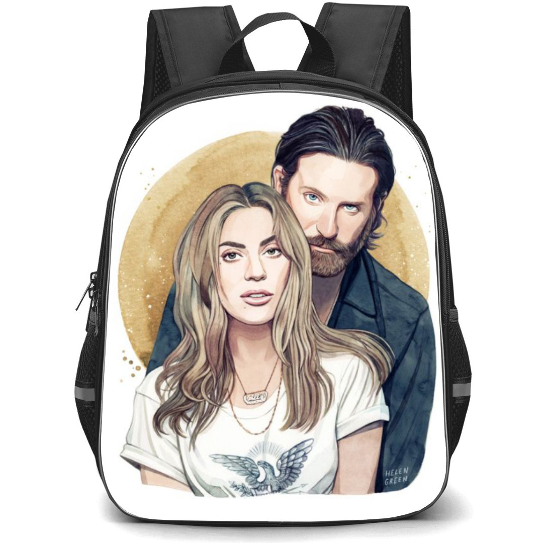 A Star Is Born Backpack StudentPack - A Star Is Born Born Bradley Cooper And Lady Gaga FanArt Sticker