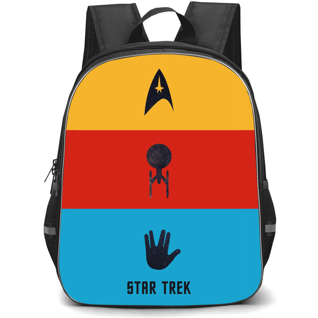 Startrek Backpack StudentPack - Startrek Minimalist Art Poster