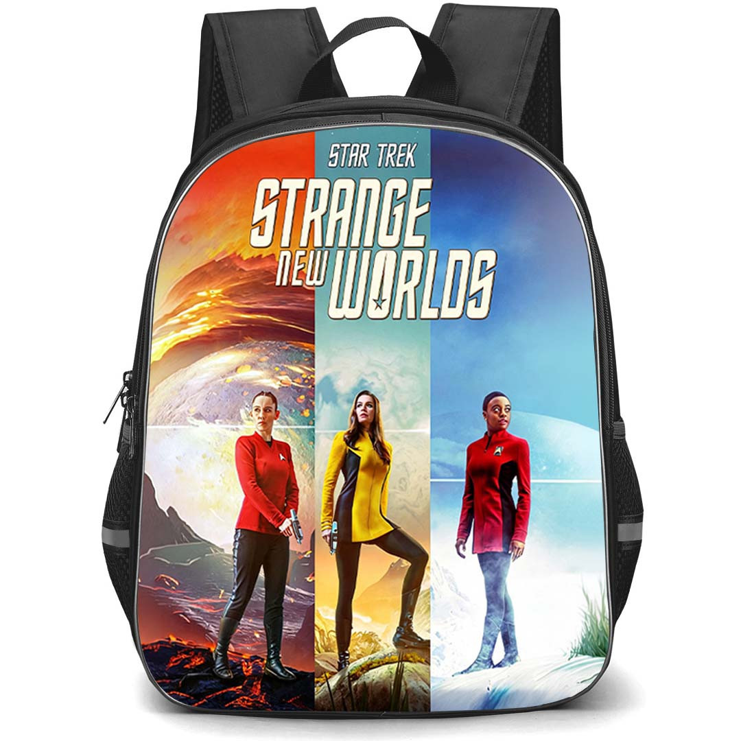 Star Trek Strange New Worlds Backpack School Bag StudentPack - Star Trek Strange New Worlds Female Heroes Vertical Poster