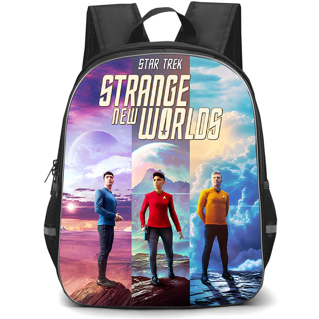 Star Trek Strange New Worlds Backpack School Bag StudentPack - Star Trek Strange New Worlds Trio Poster
