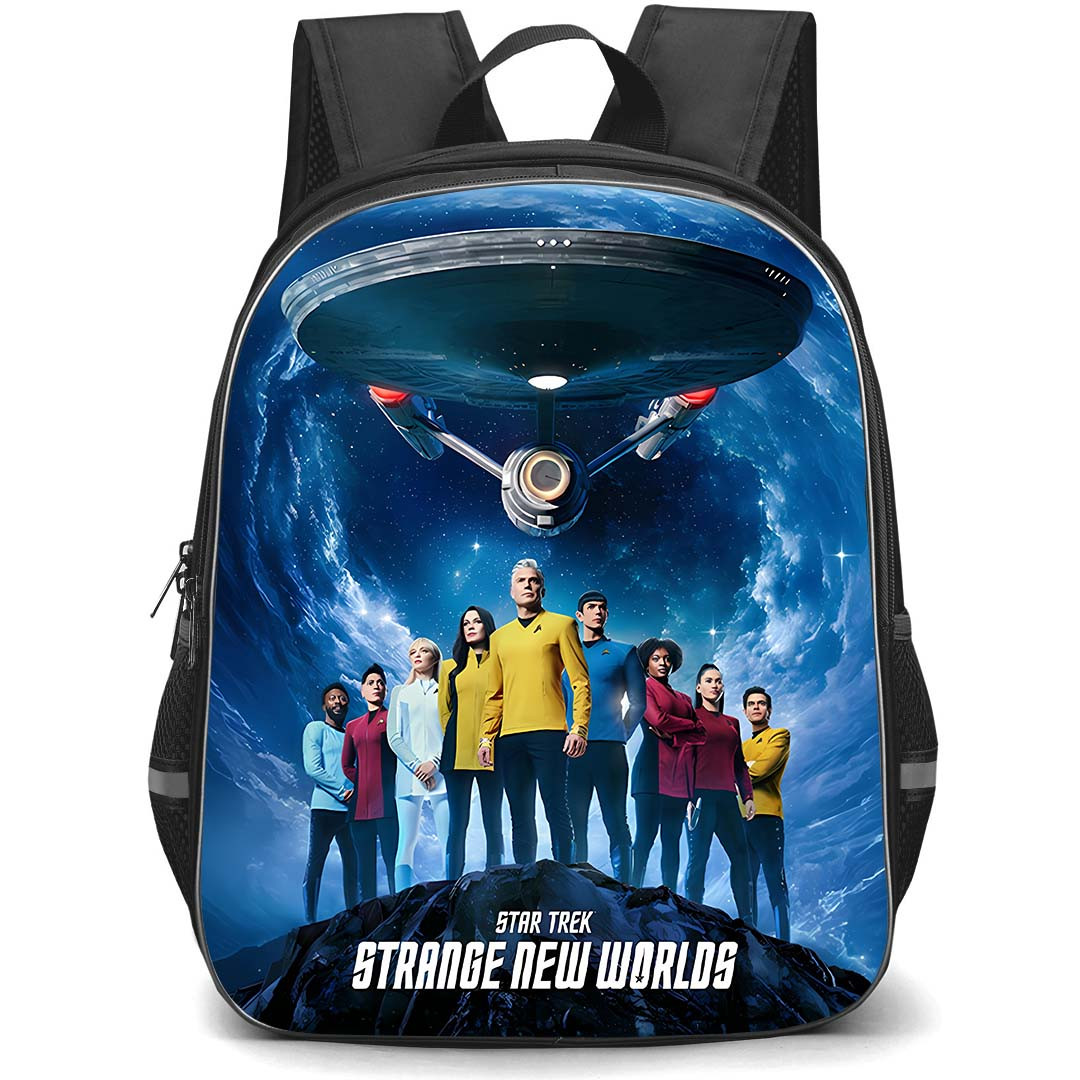 Star Trek Strange New Worlds Backpack School Bag StudentPack - Star Trek Strange New Worlds USS Enterprise Crew Poster