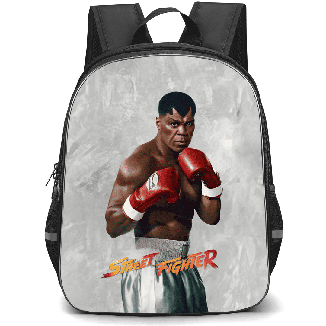 Street Fighter Balrog Backpack School Bag StudentPack - Balrog Fighting Stance Portrait Poster