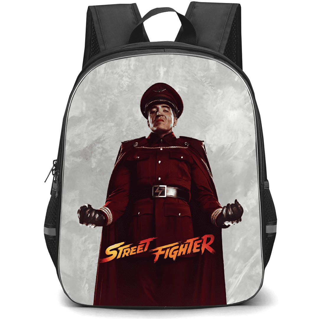 Street Fighter M. Bison Backpack School Bag StudentPack - M. Bison Fighting Stance Portrait Poster