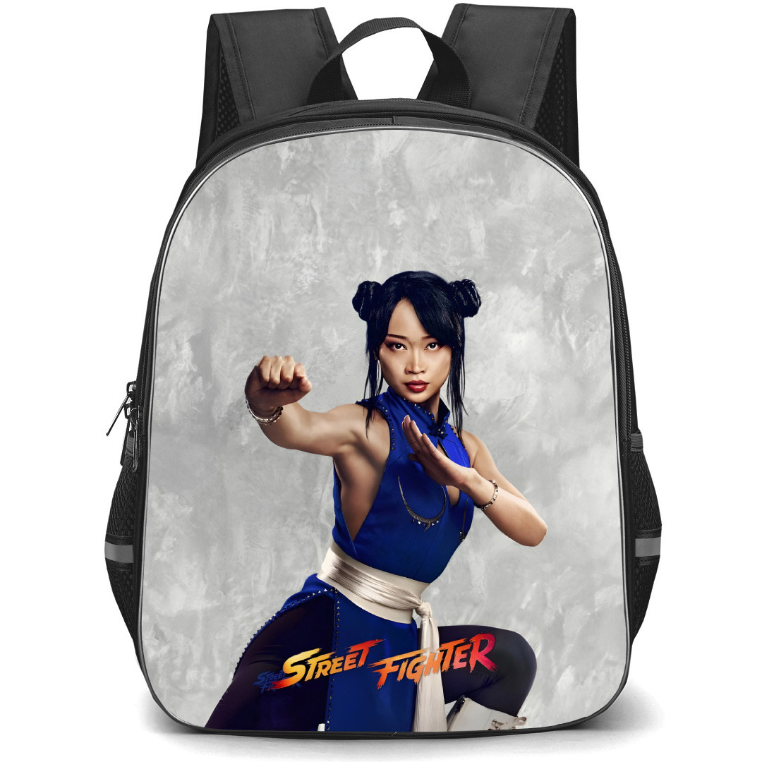 Street Fighter Chun-Li Backpack School Bag StudentPack - Chun-Li Fighting Stance Portrait Poster